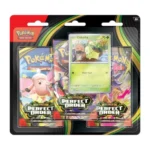 Pokémon Mega Evolution Perfect Order 3-Pack Blister Pack – 24 Pack Box